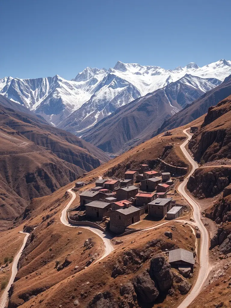 An image of the traditional stone shepherd's huts found on Suva Planina, showing their rustic architecture and integration into the landscape, representing the cultural heritage of the mountain.